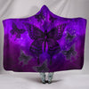 Magic Butterflies Purple Hooded Blanket