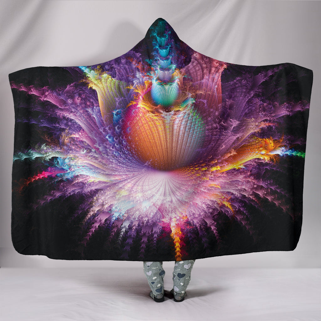 Psychedelic discount hooded blanket