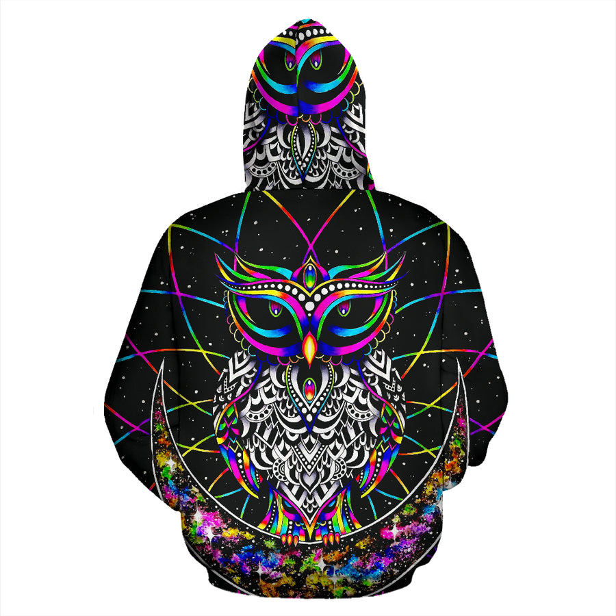 Colourful Owl - Hoodie