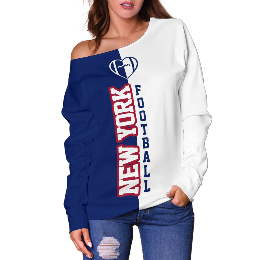 New York - Off Shoulder Sweater
