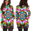 Psychedelic Rave Hoodie Dress