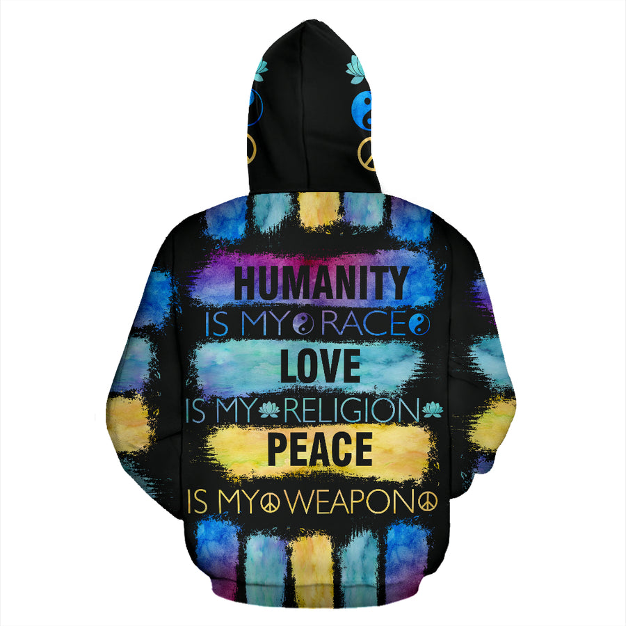 Humanity - Love - Peace - Hoodie