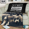 Pit Bull Advisory Snuggle Monster Premium Blanket