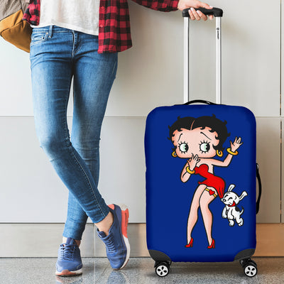 Blue Betty Boop - Luggage Covers