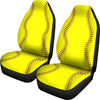 Softball - Car Seat Covers - (Set of 2)