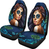 Calavera Blue Car Seat Covers (Set of 2)