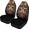 Skull And Roses - Car Seat Covers (Set of 2)