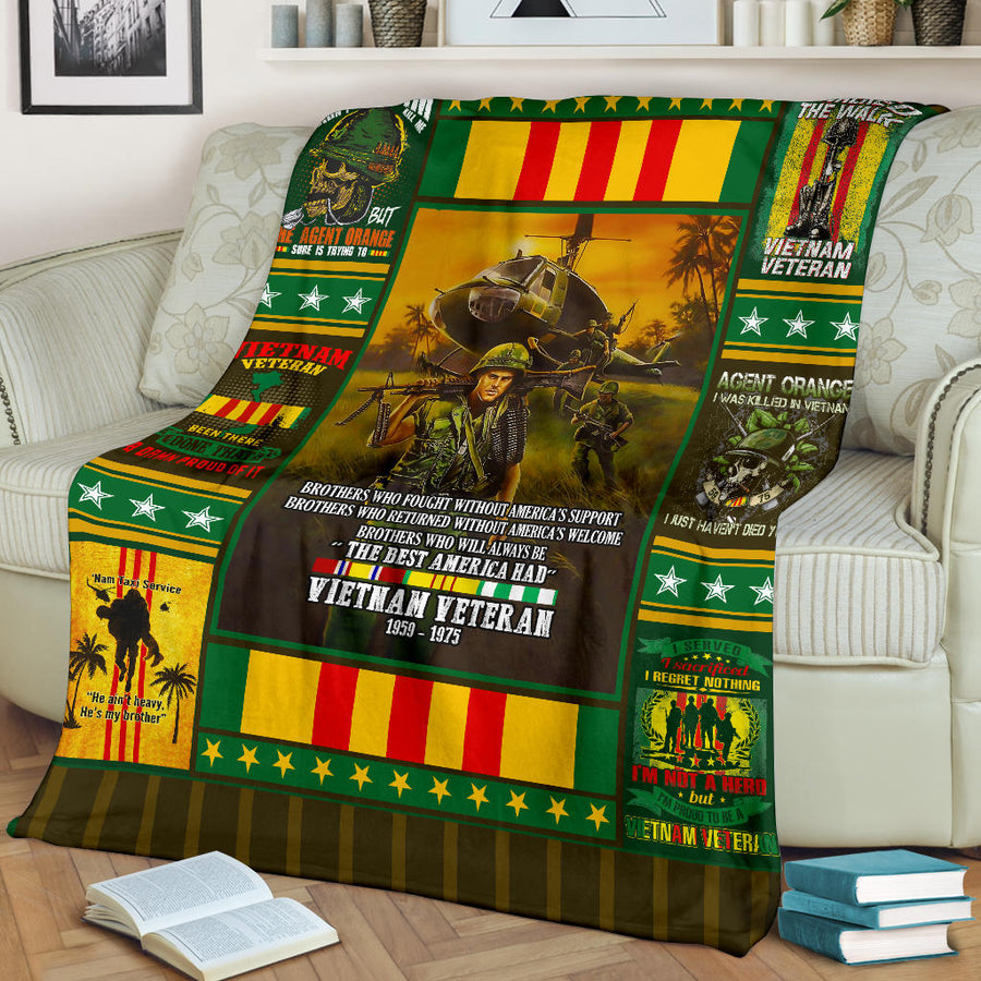 Vietnam Veteran - Premium Blanket