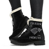 Queen in the North - Faux Fur Leather Boots