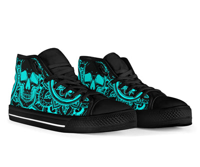 Aqua Mandala High Tops