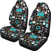 Science Pattern - Car Seat Cover (Set of 2)