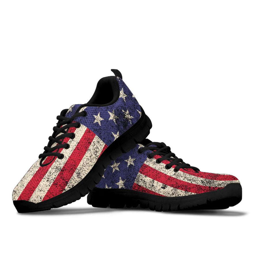 Vintage USA Flag - Sneakers