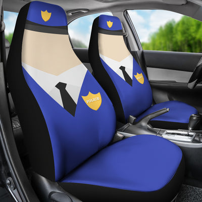 Police - Car Cover Seats - (Set of 2)