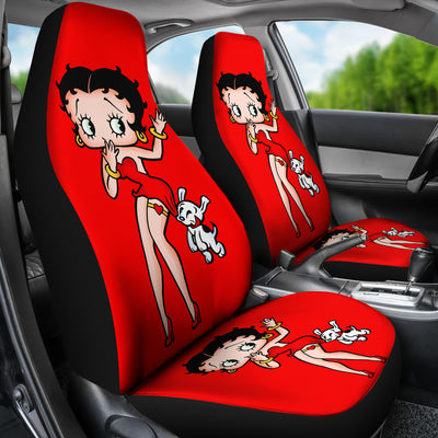 Red Betty Boop - Car Seat Covers