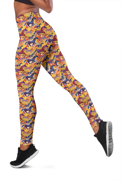 Multi-Colored Horse Leggings