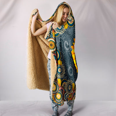 Peace Mandala - Hooded Blanket