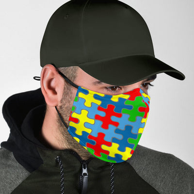Puzzle Pieces - Face Mask