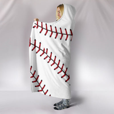 Baseball Hooded Blanket