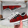 Red Skull Mandala - Low Tops