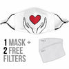 Heart Hands Mask