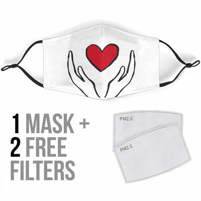 Heart Hands Mask