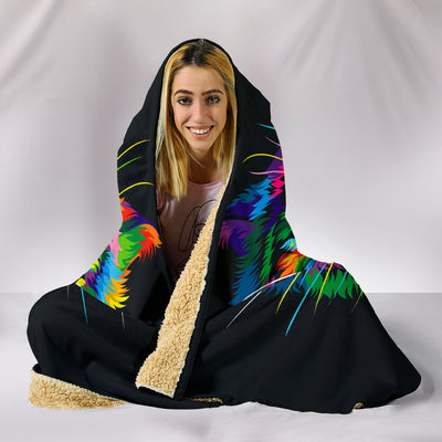 Sabertooth Hooded Blanket