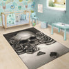 Skull And Rose - Rug