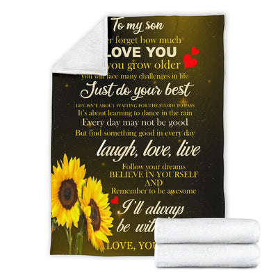 TO MY SON - I'LL ALWAYS BE WITH YOU - PREMIUM BLANKET