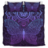 Purple Butterfly Bedding Set