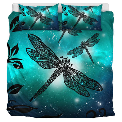 Magic Dragonflies - Green - Bedding Set