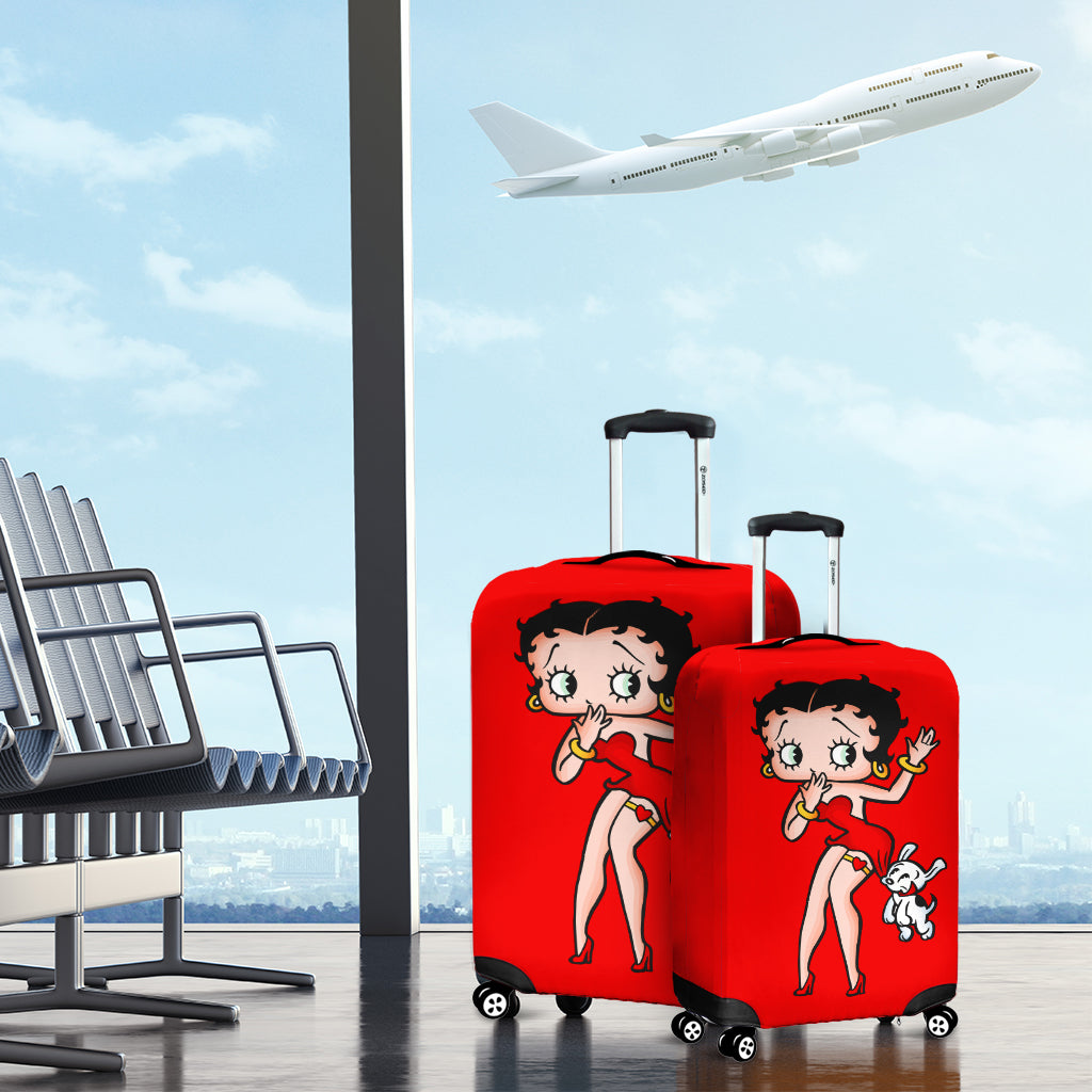Red Betty Boop - Luggage Covers - Luvlavie