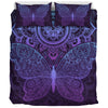 Purple Butterfly Bedding Set