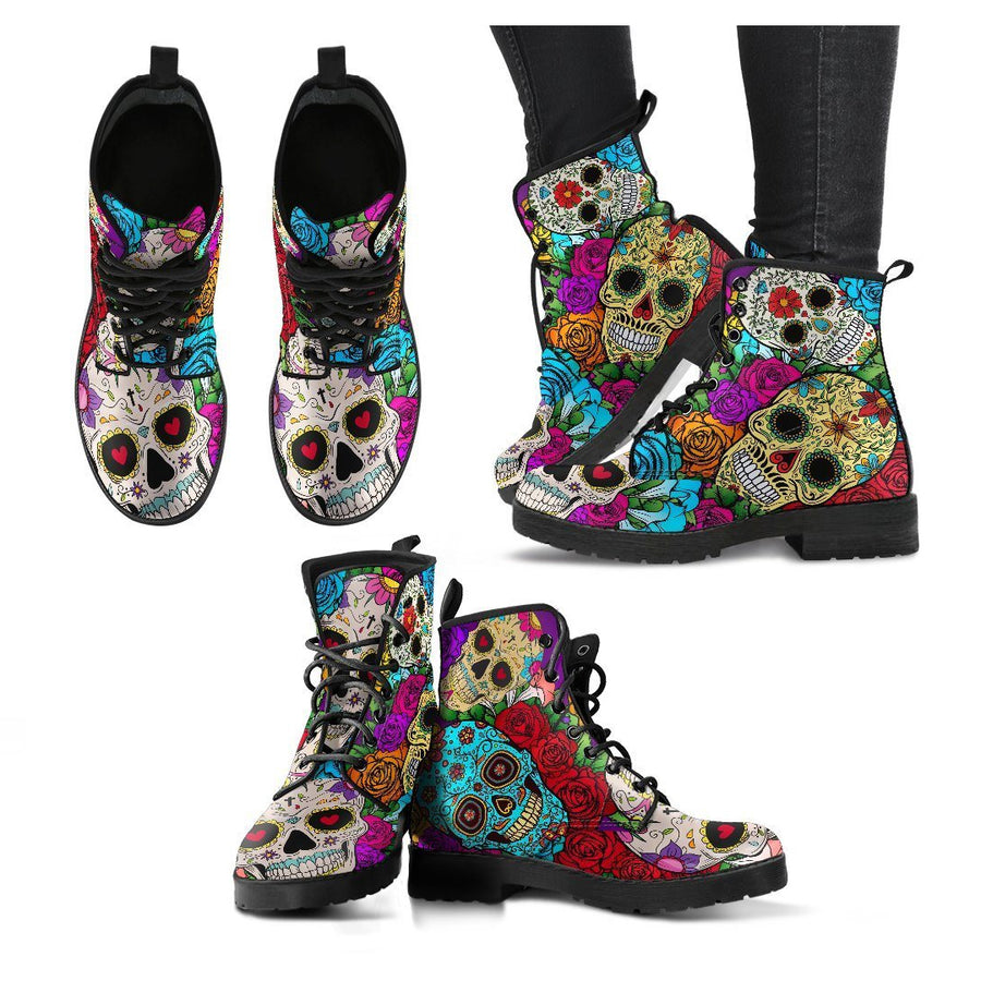 Skulls Handcrafted Boots