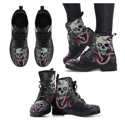 Octopus Skull Boots
