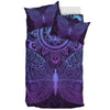 Purple Butterfly Bedding Set