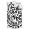 Elephant Mandala White - Bedding Set